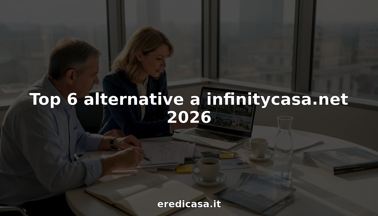 Agenti immobiliari che si confrontano sulle nuove case da proporre ai clienti, seduti attorno a un tavolo in ufficio.