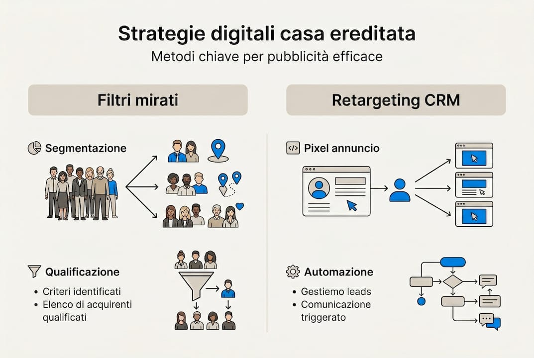 Infografica: le migliori strategie digitali per la gestione delle case ereditate