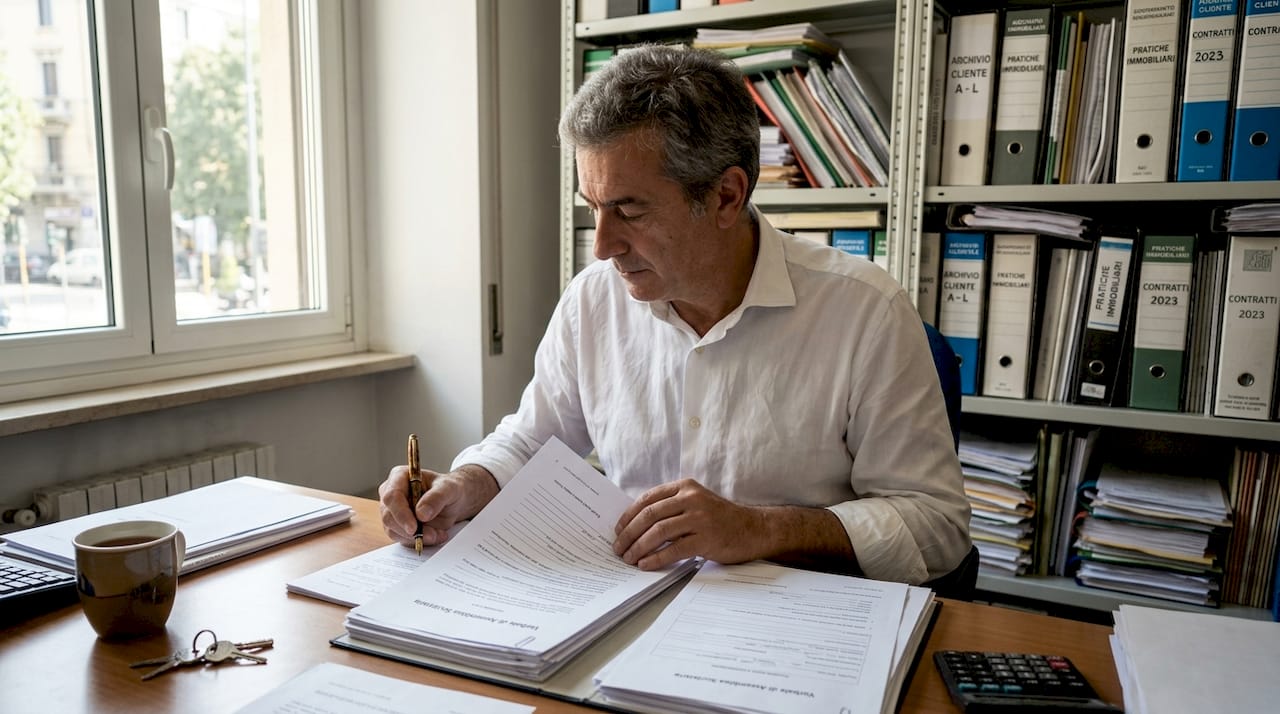 L’erede prende visione dei documenti necessari per accettare l’eredità.