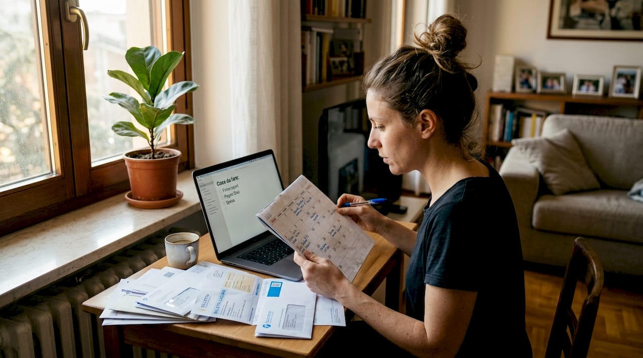 Donna valuta con attenzione i tempi migliori per mettere in vendita la casa ricevuta in eredità.