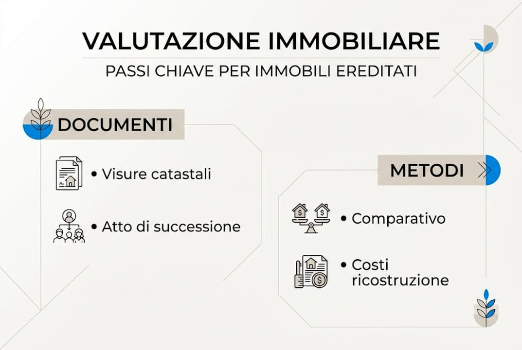 Infografica: tutte le fasi della valutazione di un immobile