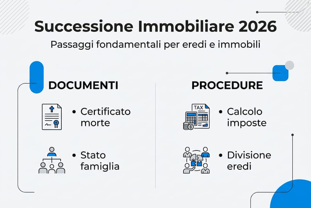 Guida illustrata alla successione immobiliare: cosa cambia nel 2026