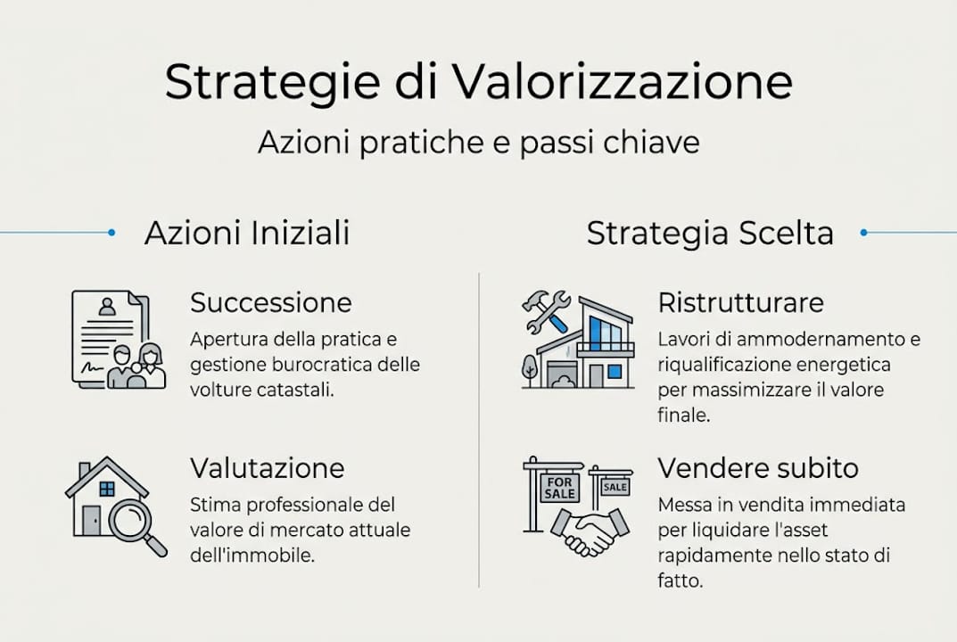 Infografica: consigli pratici e step fondamentali per aumentare il valore della tua casa