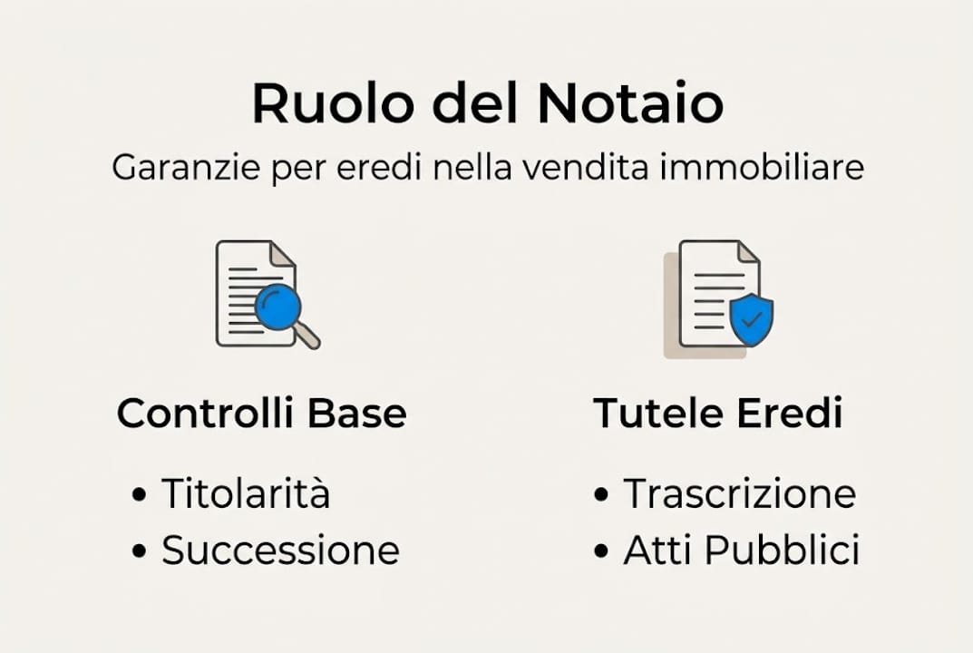 Infografica: cosa c’è da sapere sulle garanzie notarili nella vendita di un immobile ereditato