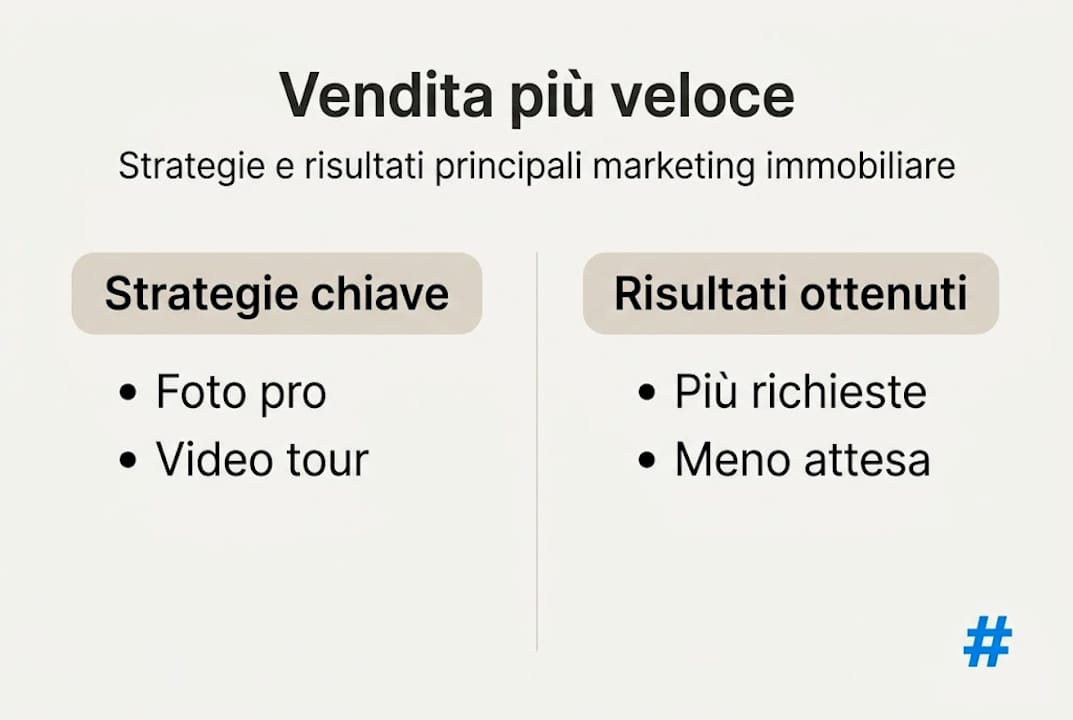 Infografica: strategie vincenti e risultati concreti nel marketing immobiliare