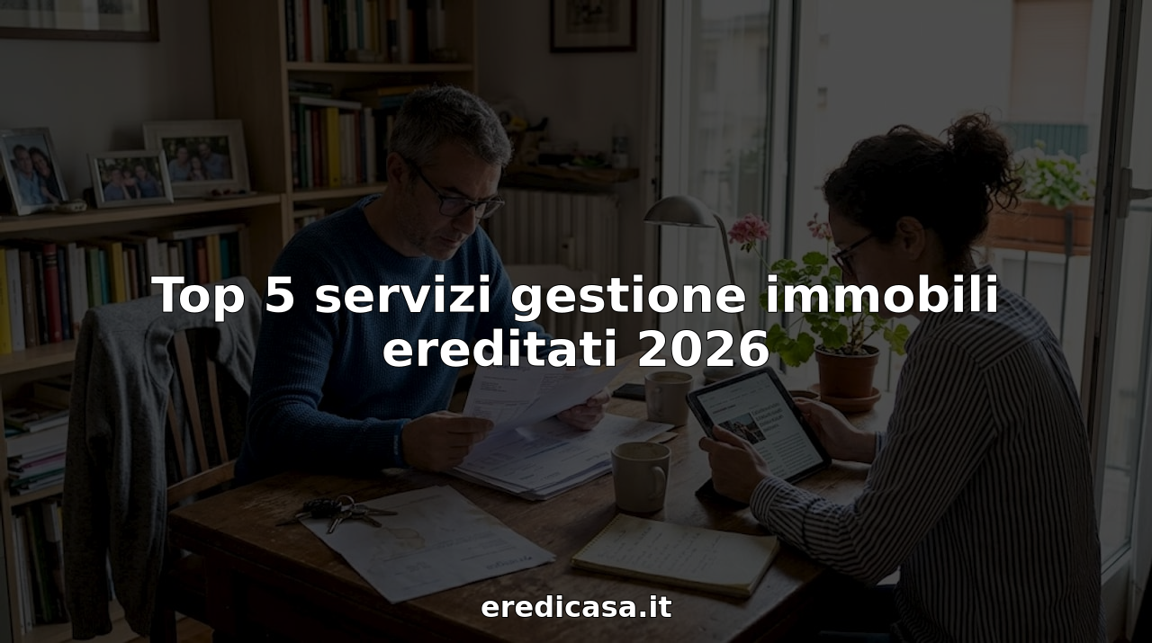 Due persone si ritrovano al tavolo di casa per occuparsi della gestione di un’eredità.