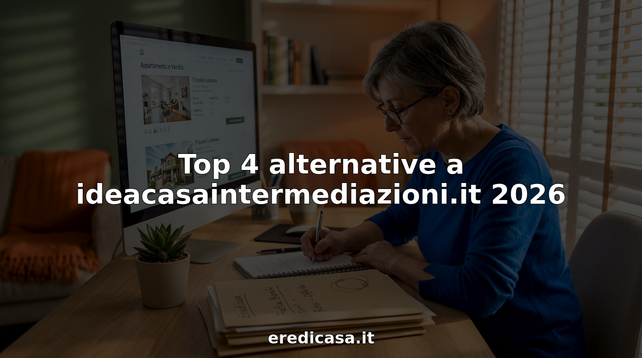 Agente immobiliare che controlla gli annunci delle case nel suo ufficio domestico