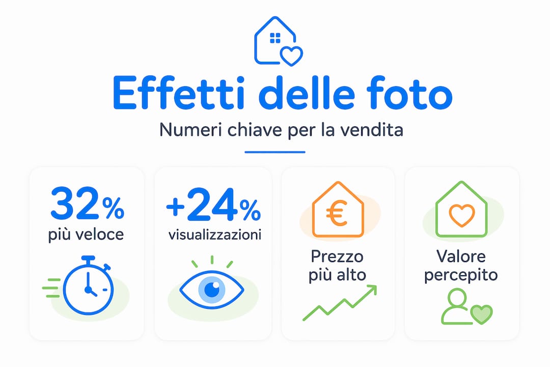 Dati e numeri sulla fotografia per il settore immobiliare: l’infografica