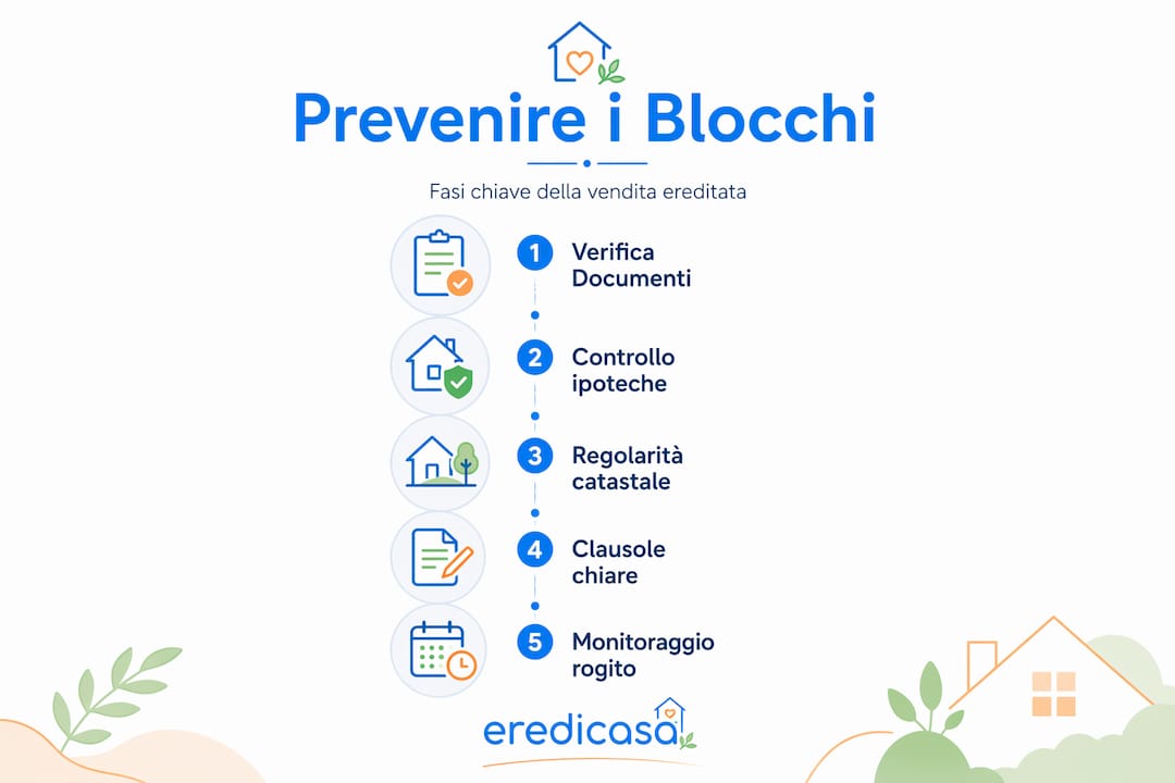 Guida illustrata: tutti i passaggi per vendere senza intoppi un immobile ricevuto in eredità