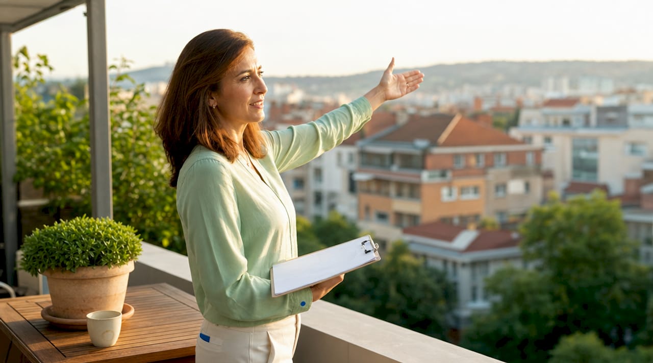 Un agente immobiliare sta spiegando come la certificazione energetica possa influire sul valore di un immobile e sulle decisioni d’acquisto. Sottolinea che una buona classe energetica non solo permette di risparmiare sulle spese di gestione, ma rende la casa più appetibile sul mercato e può facilitare la vendita. Inoltre, evidenzia l’importanza di valutare attentamente questo aspetto già durante la visita, perché sempre più acquirenti cercano soluzioni efficienti e sostenibili.