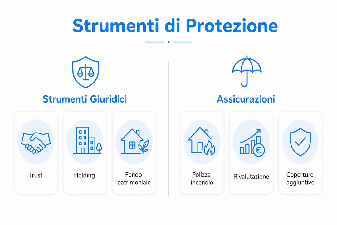 Infografica: soluzioni legali e assicurative per tutelare ciò che conta