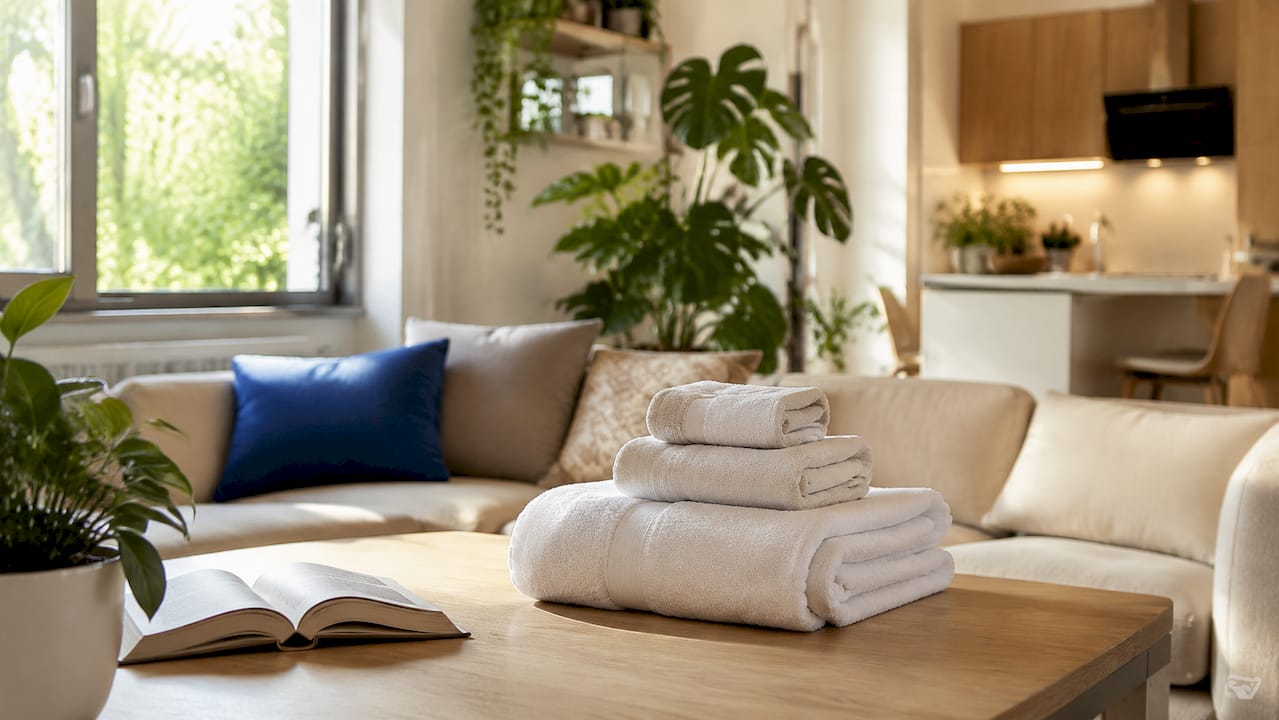Ambiente accogliente e ben tenuto, ideale per valorizzare l’open house immobiliare.