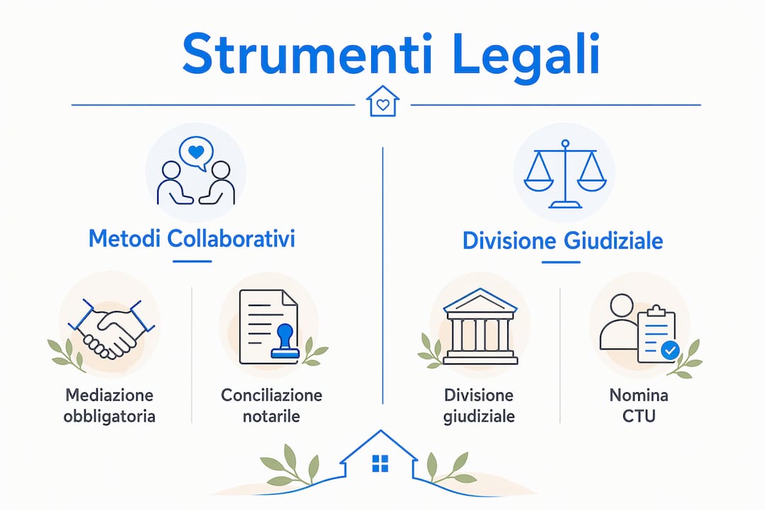 Confronto tra le principali soluzioni legali per la suddivisione di proprietà immobiliari: guida visiva