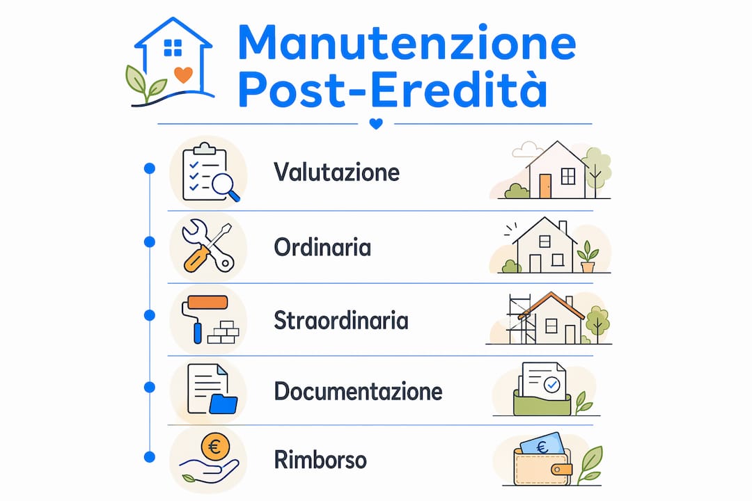 Guida illustrata: tutti i passaggi per gestire al meglio la manutenzione dopo un’eredità