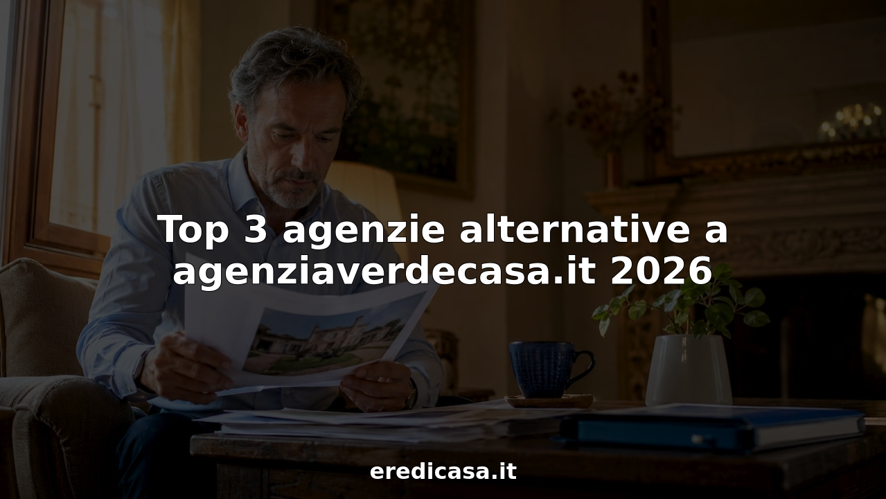Agente immobiliare che esamina la documentazione di un immobile alla scrivania