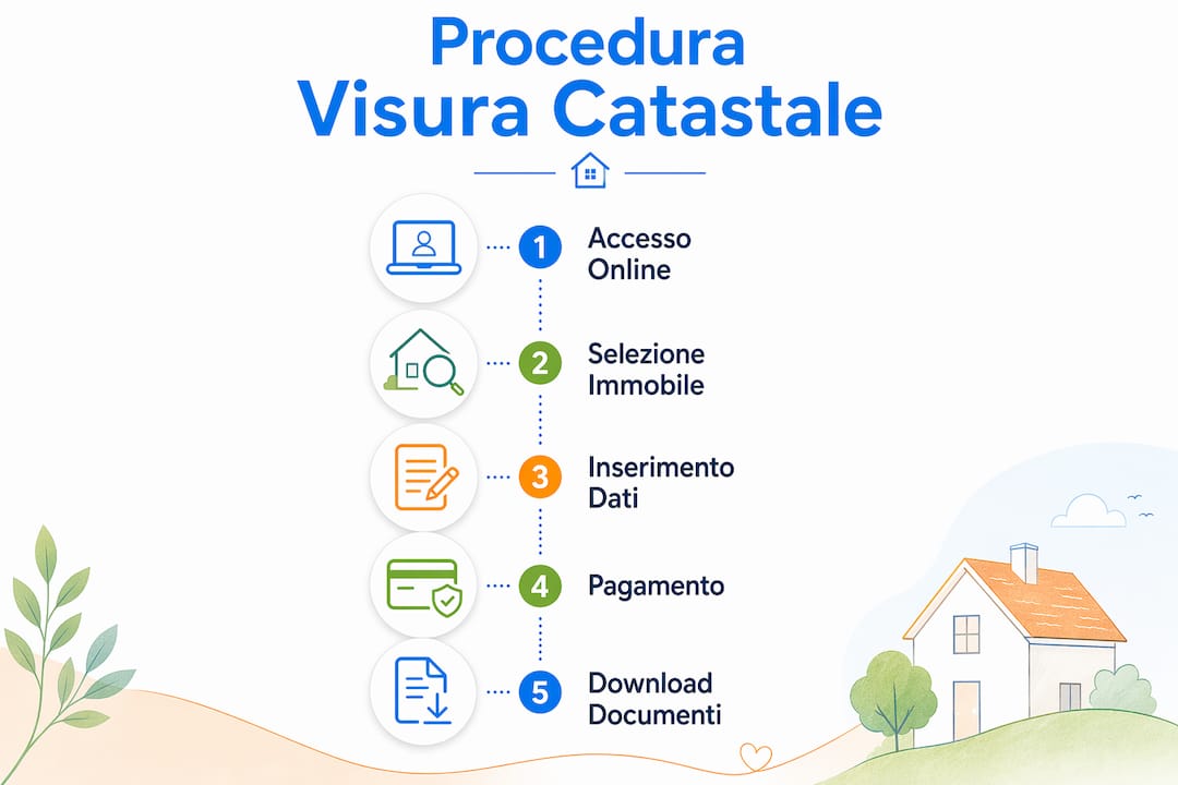 Guida visuale: come richiedere la visura catastale online passo dopo passo