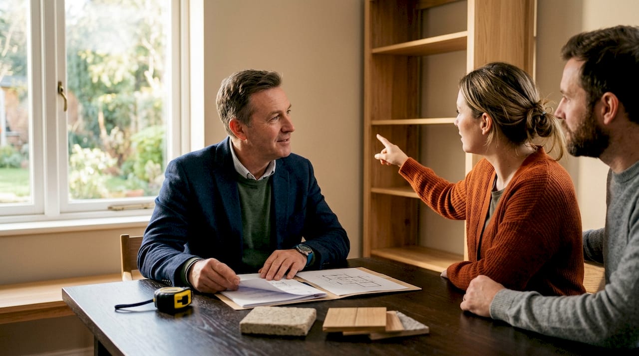 Il consulente immobiliare accompagna i clienti nella valutazione della loro abitazione, fornendo consigli su come valorizzarla al meglio.