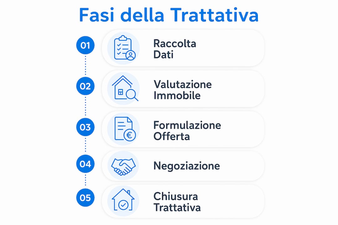 Infografica: tutte le tappe da seguire nella compravendita di una casa