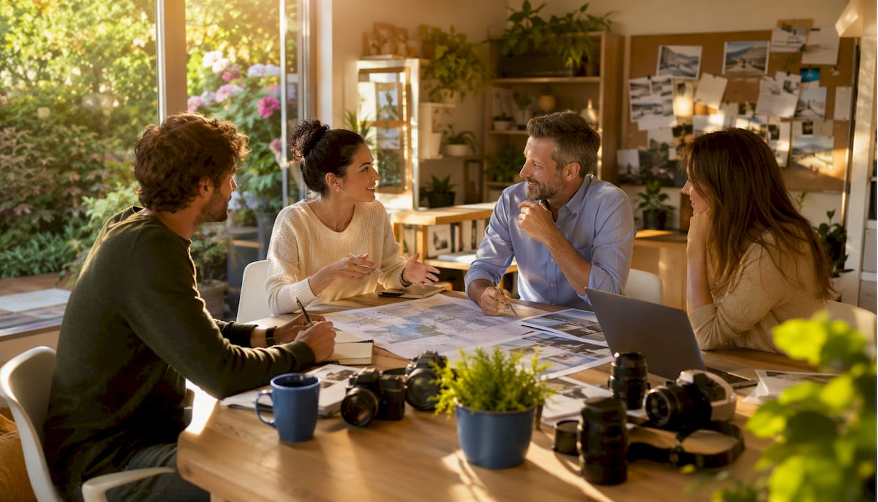 Il team immobiliare sta organizzando servizi fotografici e video professionali per valorizzare gli immobili.