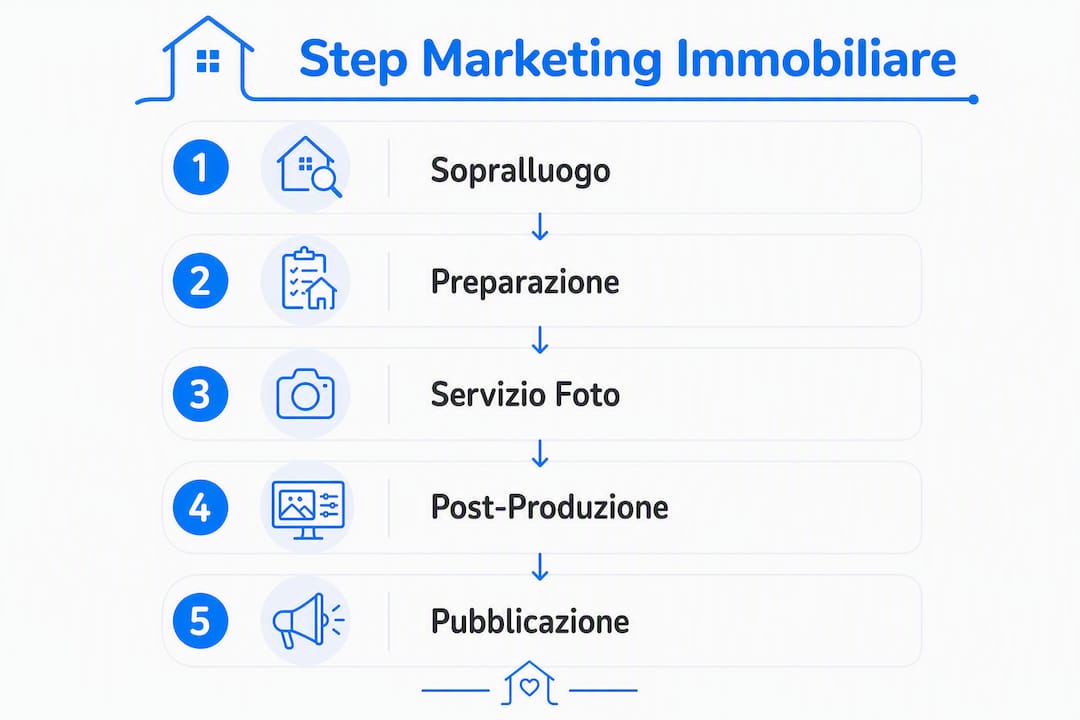 Infografica: le 5 tappe fondamentali per una strategia di marketing fotografico di successo