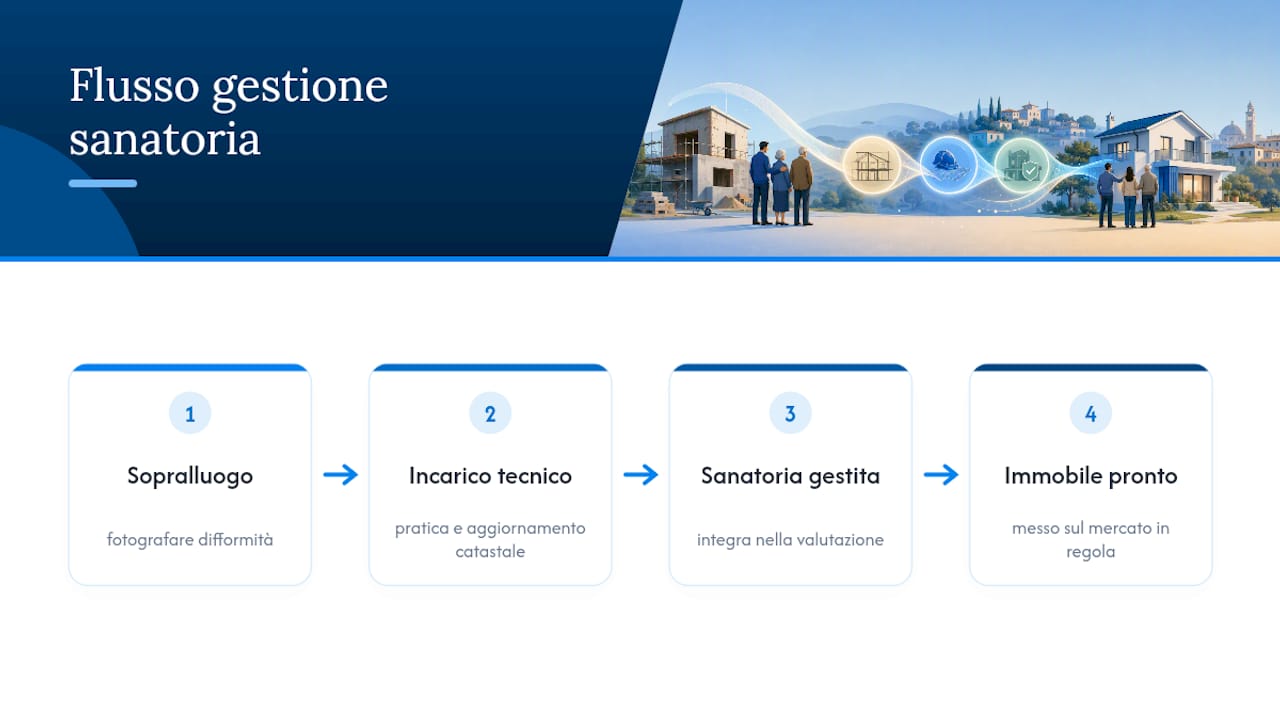 La prospettiva di Eredicasa su sanatorie e case ereditate — overview diagram