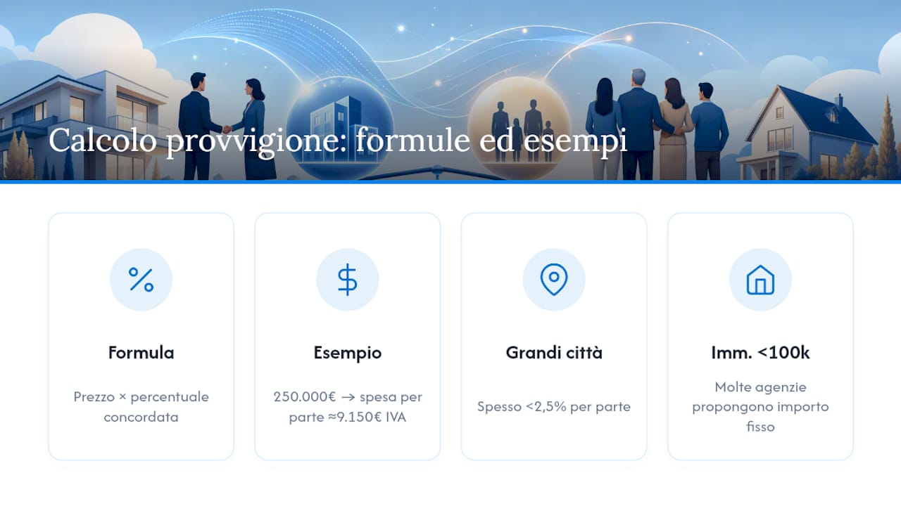 Come si calcola la provvigione: formule pratiche ed esempi concreti — overview diagram
