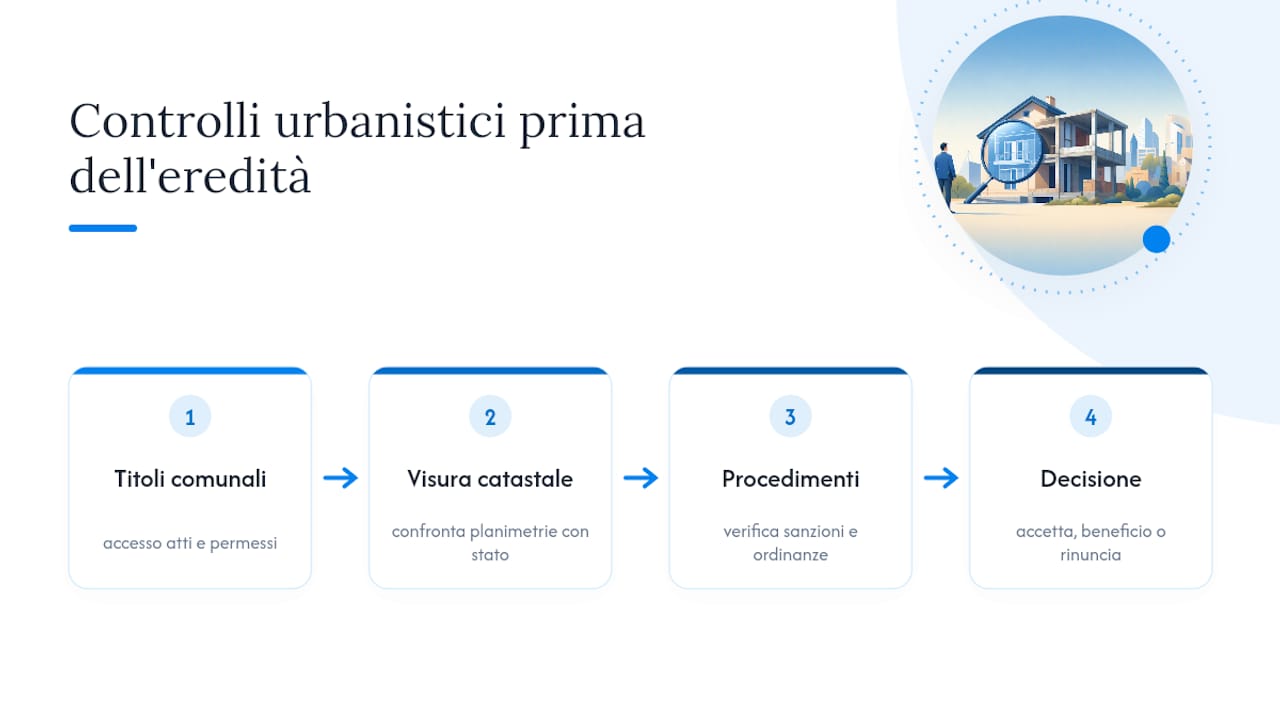 Tre verifiche urbanistiche da fare prima di un'eredità