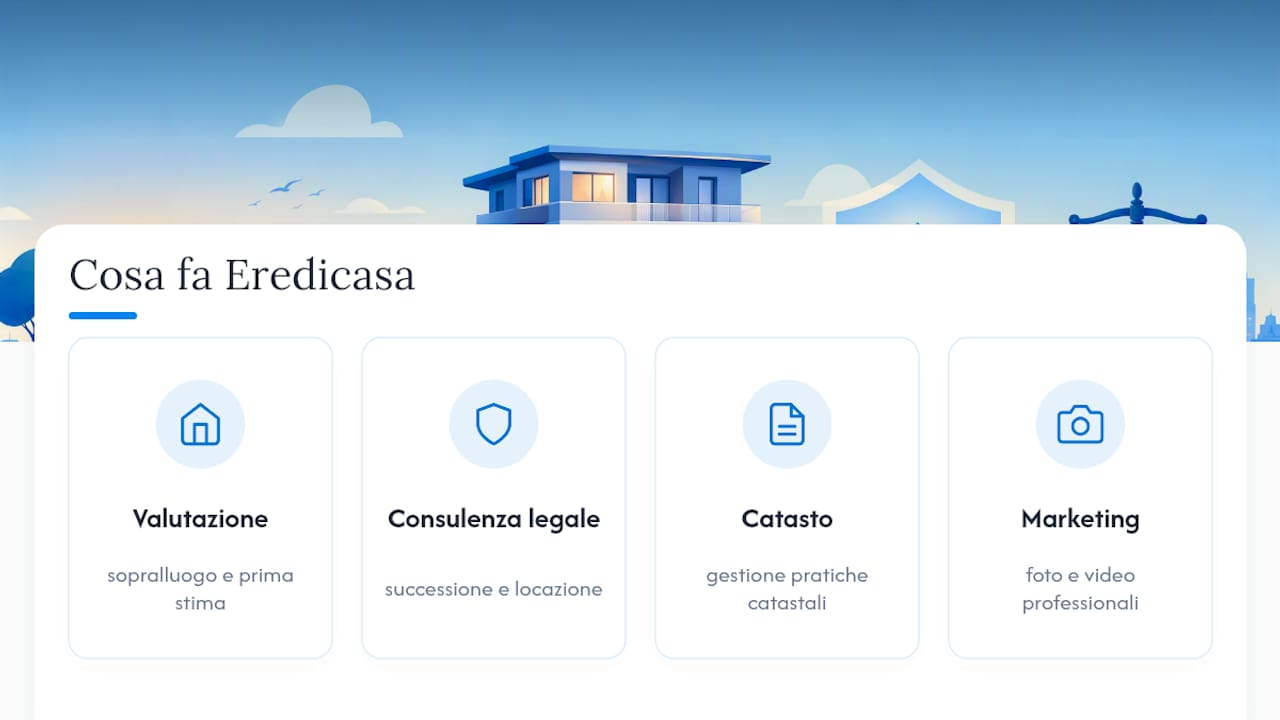 Eredicasa: la consulenza che semplifica la vendita di un immobile occupato — overview diagram