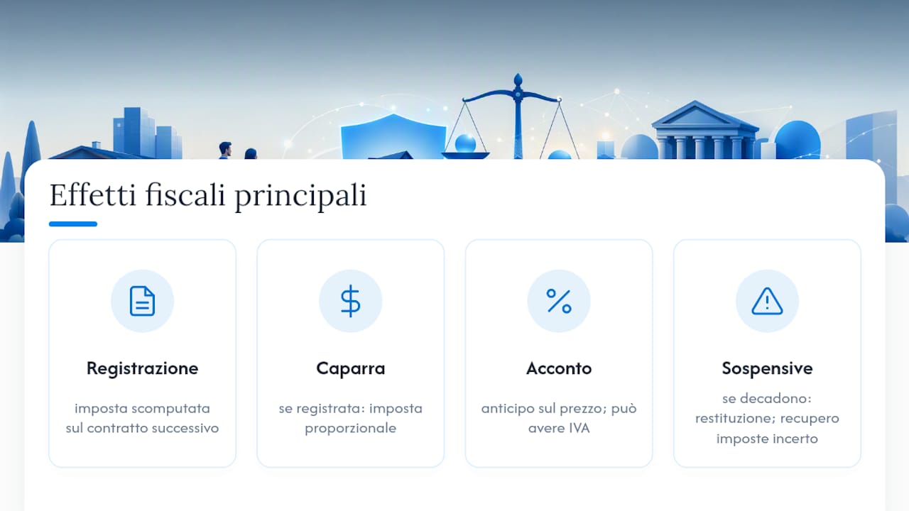 Cosa cambia dal punto di vista fiscale nella proposta d'acquisto — overview diagram