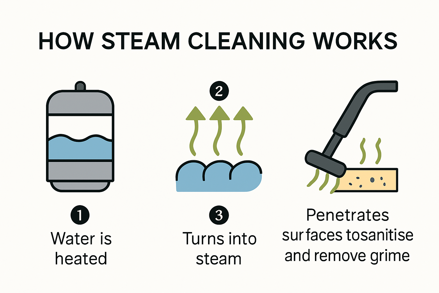 How Steam Cleaning Works: A Practical Guide for Homes and Businesses -  Yarra Valley Carpet Cleaning