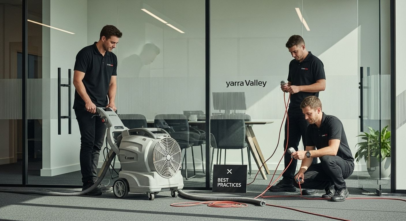 commercial carpet drying office