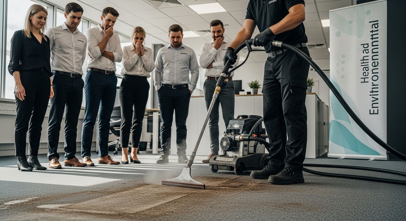office carpet cleaning workplace