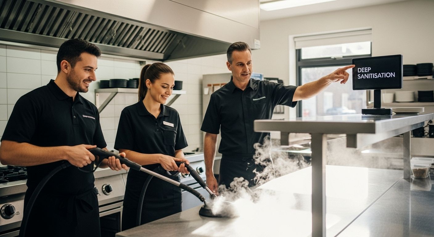 commercial steam cleaning sanitisation
