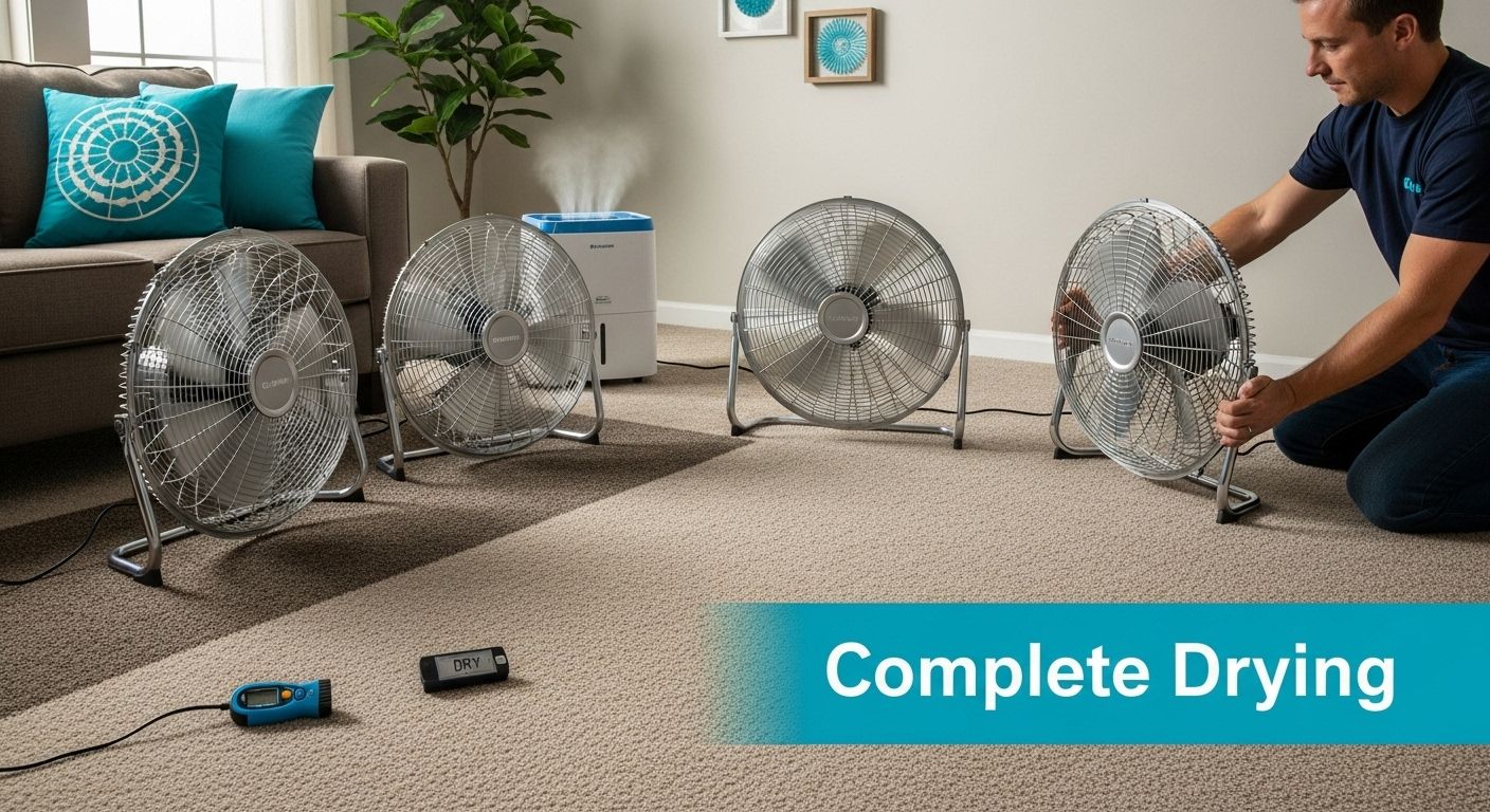 carpet drying process