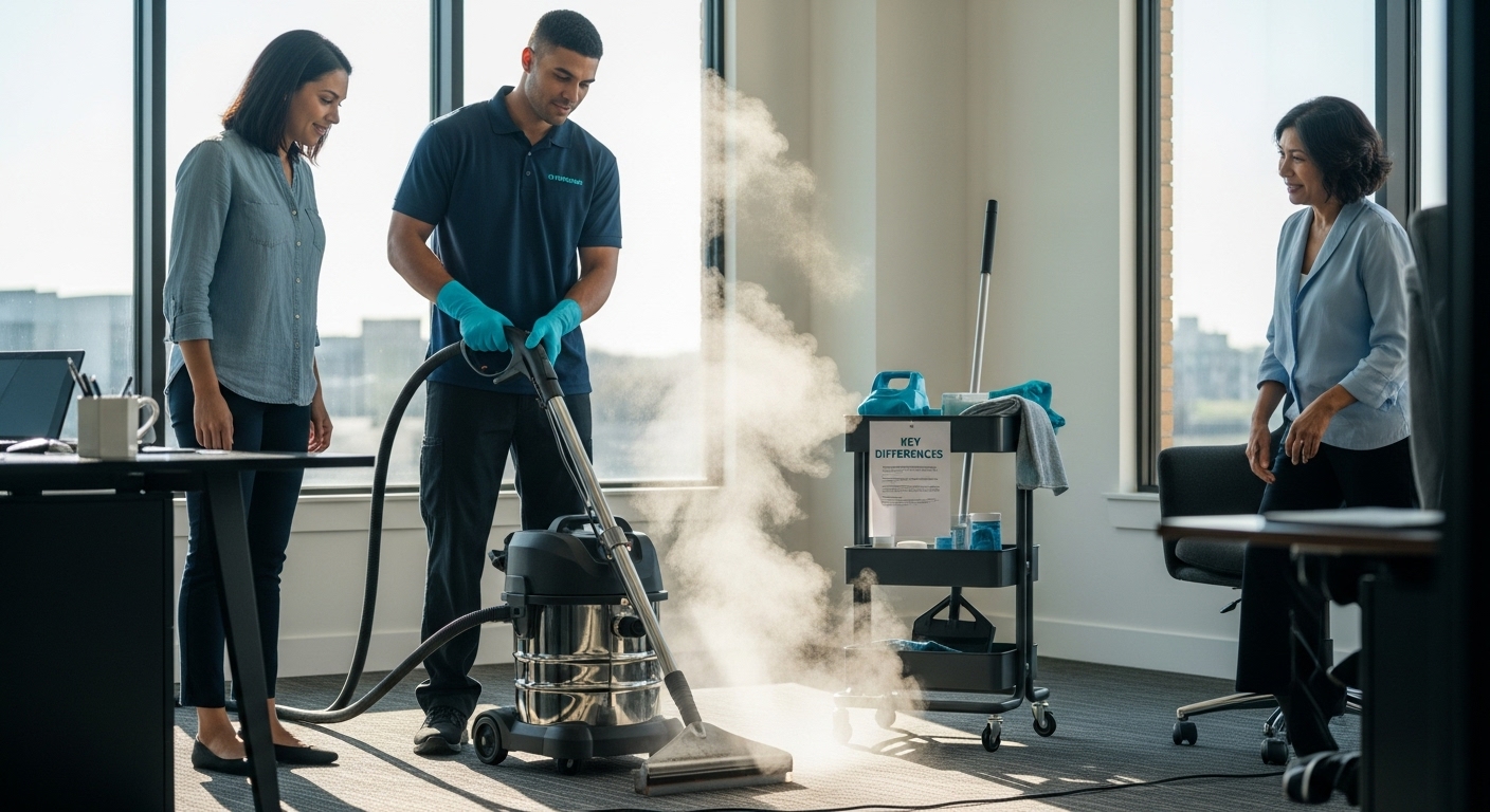 steam cleaning technician commercial