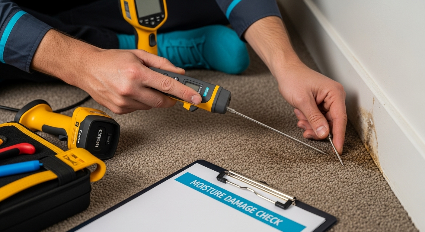 carpet moisture inspection