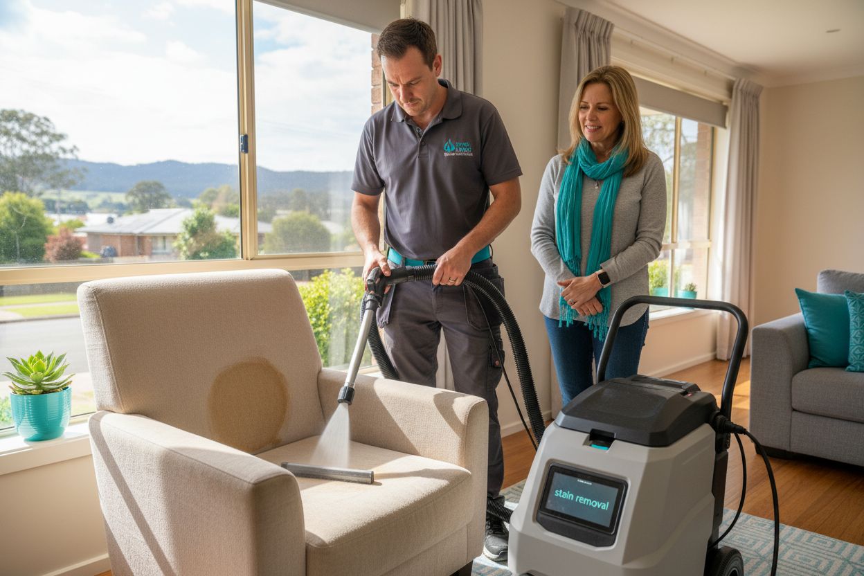 professional stain removal action