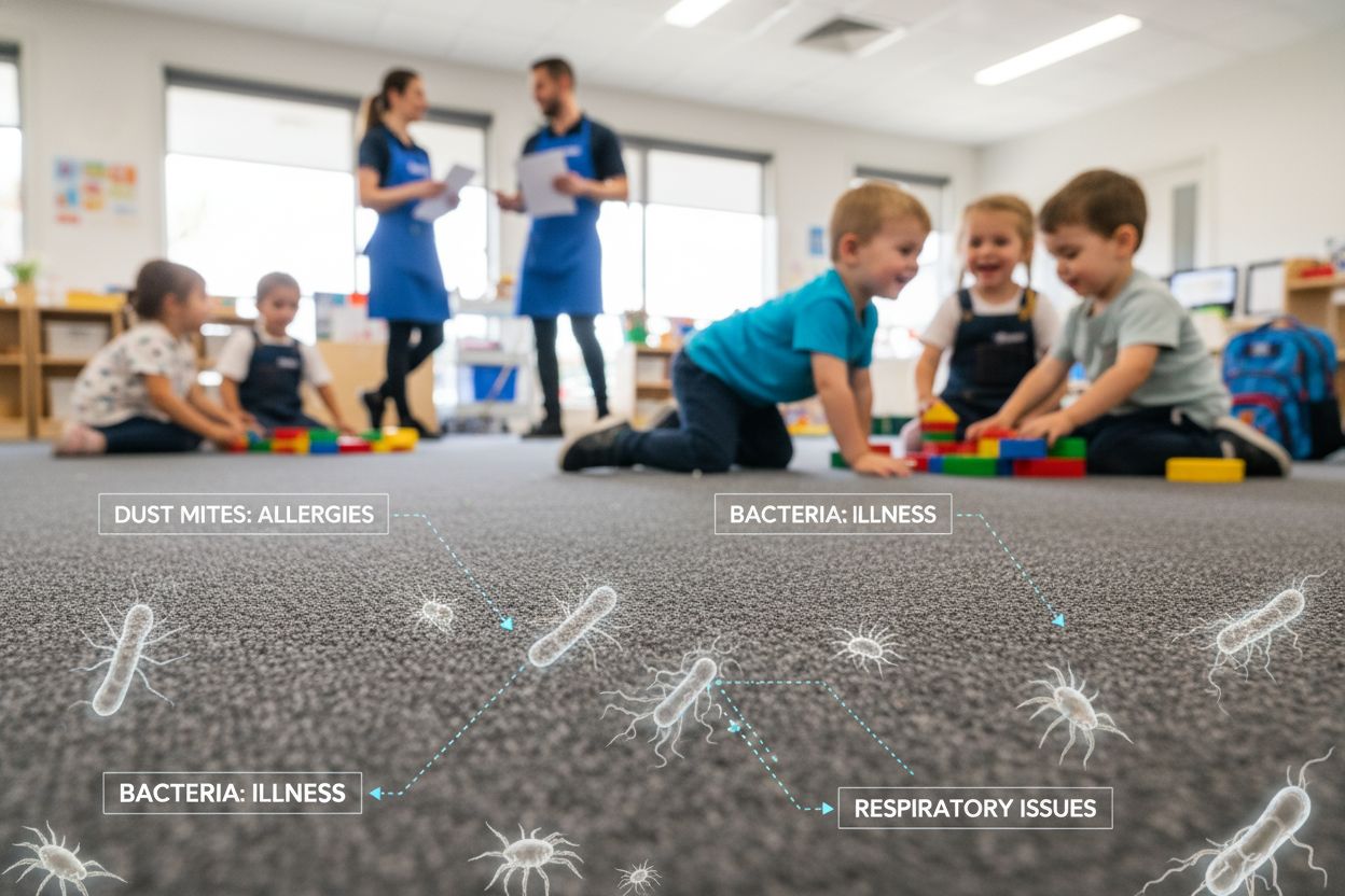 contaminated carpet office