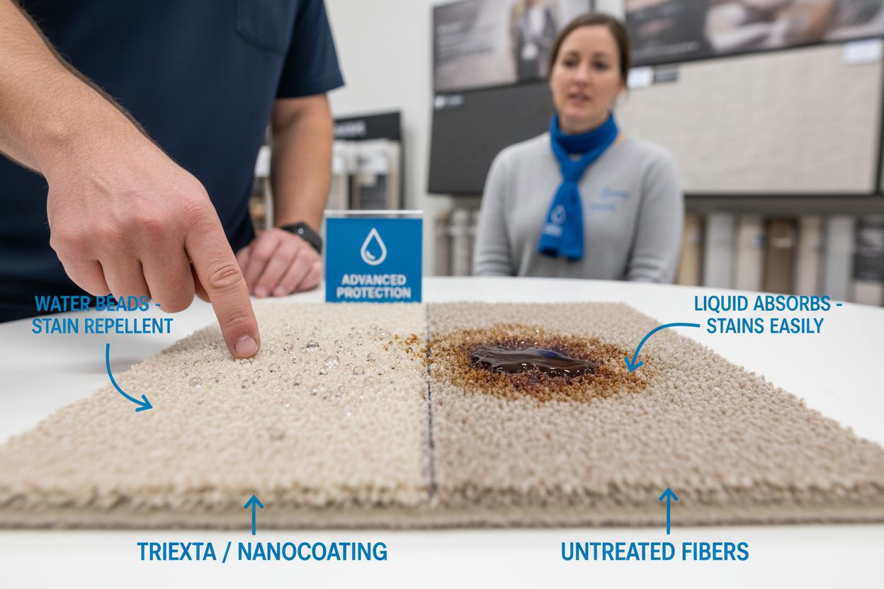 carpet fiber closeup