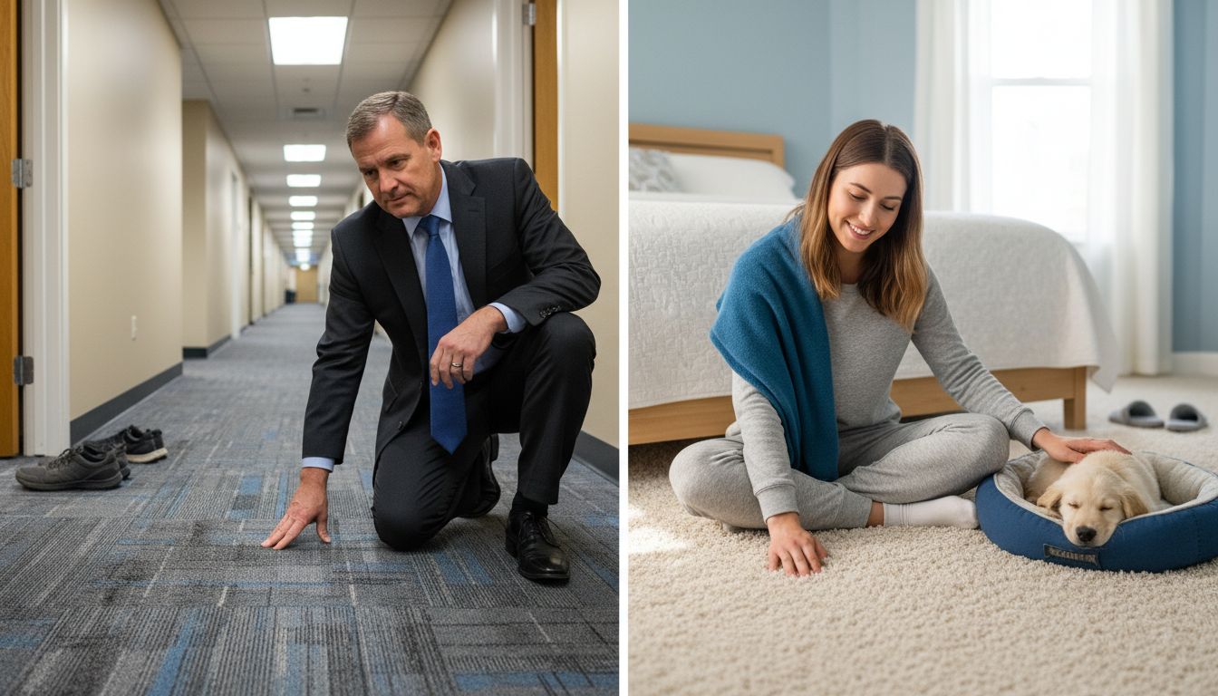 carpet traffic comparison