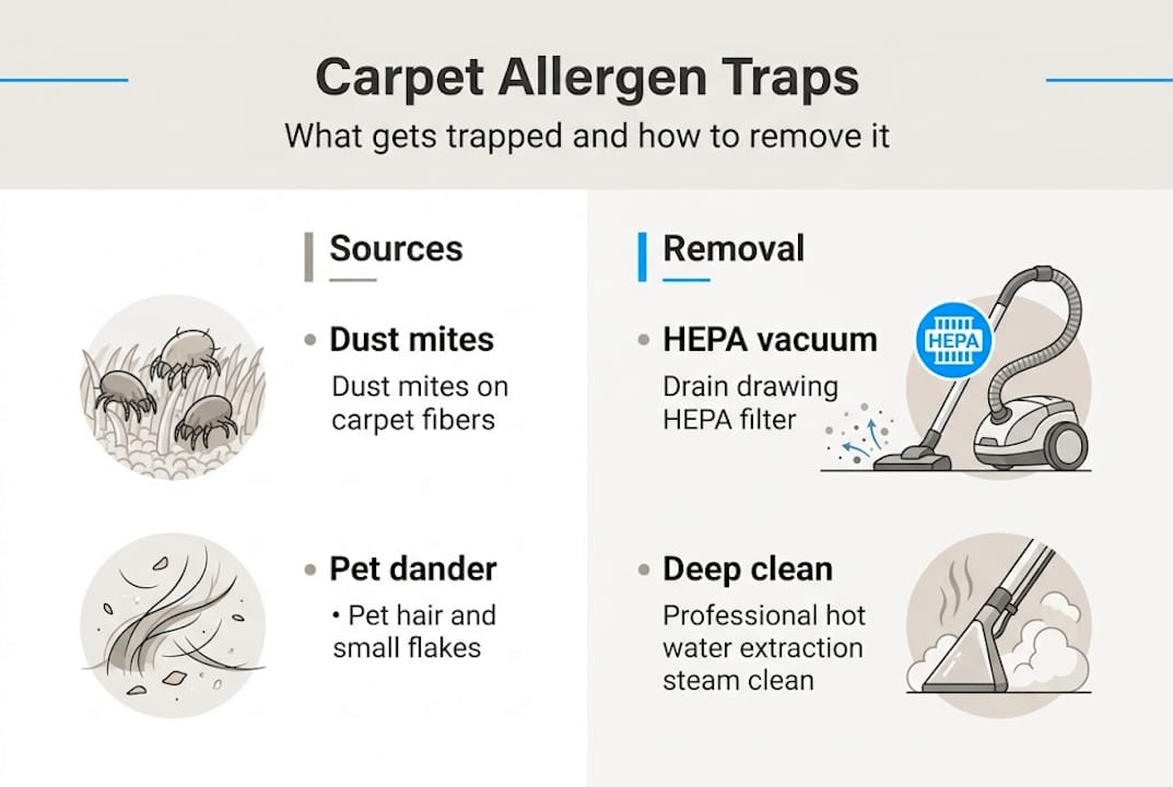 Why carpets trap allergens and how to stay healthy - Yarra Valley ...