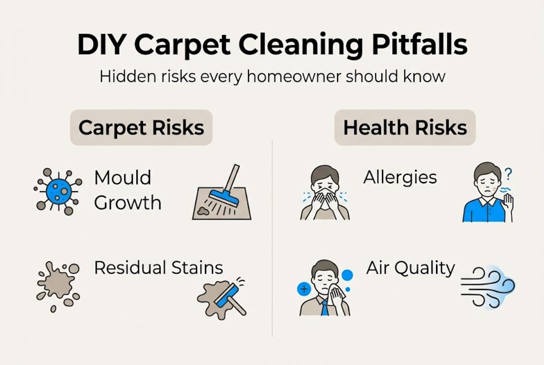 Infographic DIY carpet cleaning risks and health