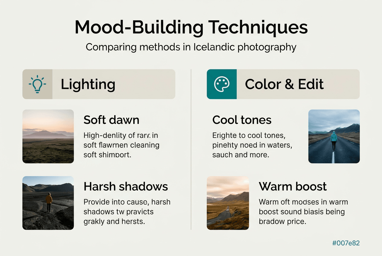 Infographic comparing mood creation tools