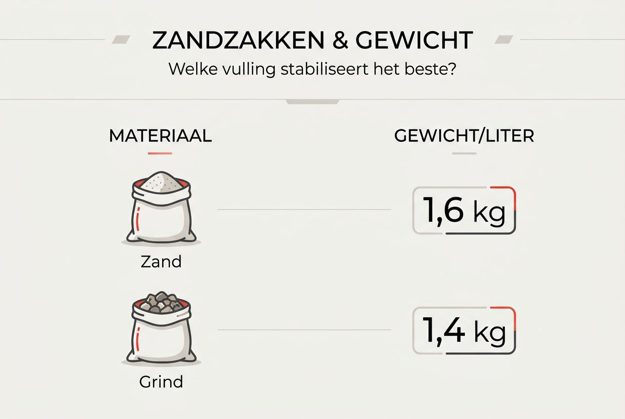 Overzicht: welke vulmaterialen zijn het meest geschikt voor zandzakken?