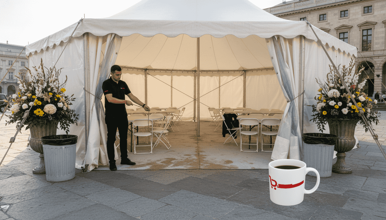 Stijlvolle pagodetent als blikvanger op jouw evenement