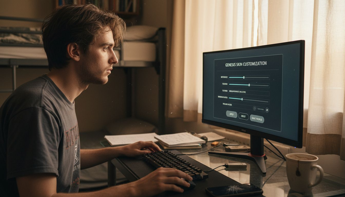 User setting skin upgrade platform options