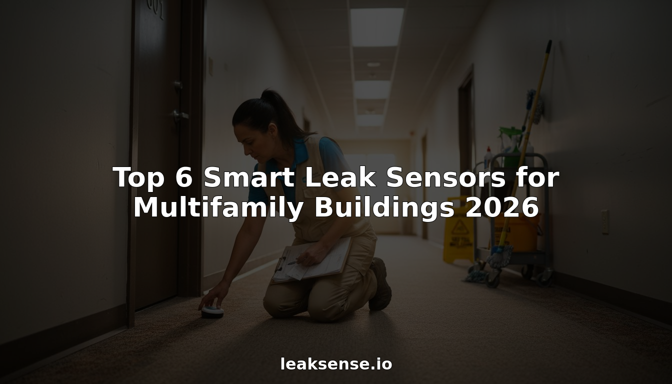 Top 6 Smart Leak Sensors for Multifamily Buildings 2026