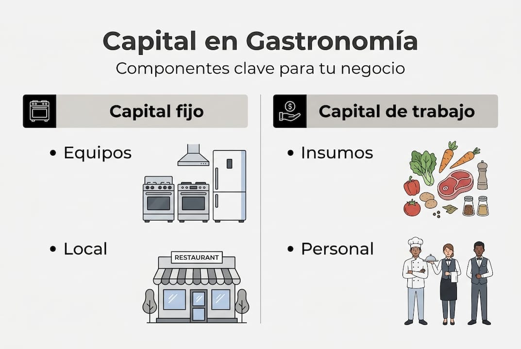 Infografía: elementos clave para la inversión en negocios de gastronomía