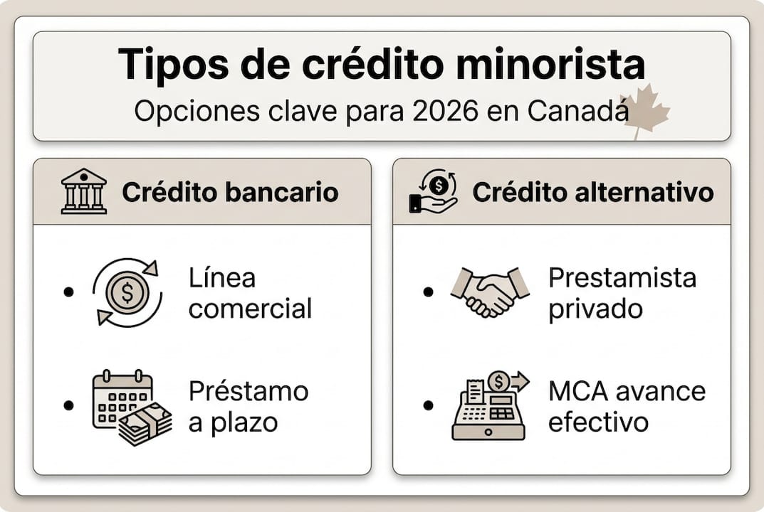 Infografía: los principales tipos de crédito para consumidores