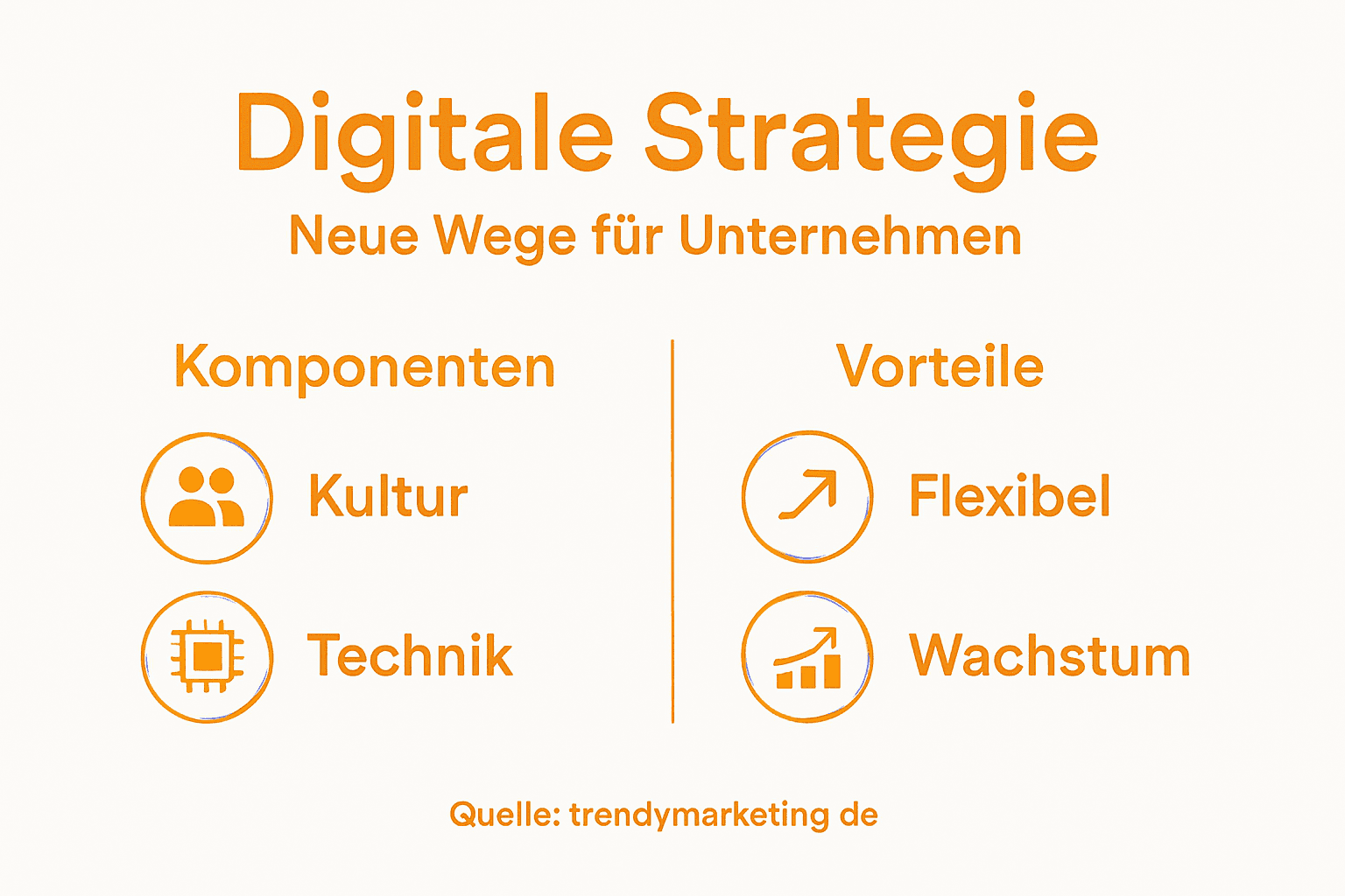 Übersichtsgrafik zur digitalen Strategie